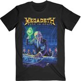 Megadeth - Rust In Peace 30th Anniversary Heren T-shirt - S - Zwart