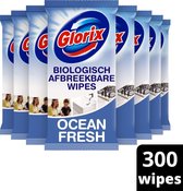 Glorix Schoonmaakdoekjes Original Ocean Fresh - 10 x 30 stuks - Voordeelverpakking
