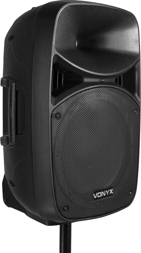Geluidsinstallatie - Vonyx VPS122 actieve 800W Bluetooth geluidsinstallatie met mp3 speler - Vonyx