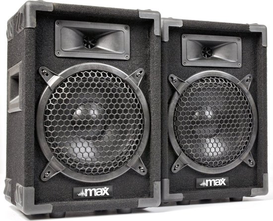 DJ geluidsinstallatie met Bluetooth - MAX8 DJ luidsprekers + Bluetooth versterker combinatie - 800W - Fenton