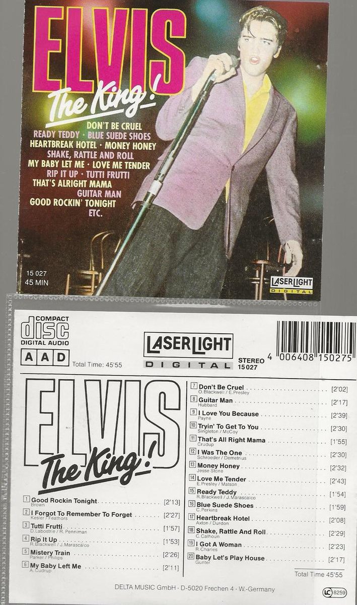 Elvis the King (#laserlight15027), Elvis Presley - CD