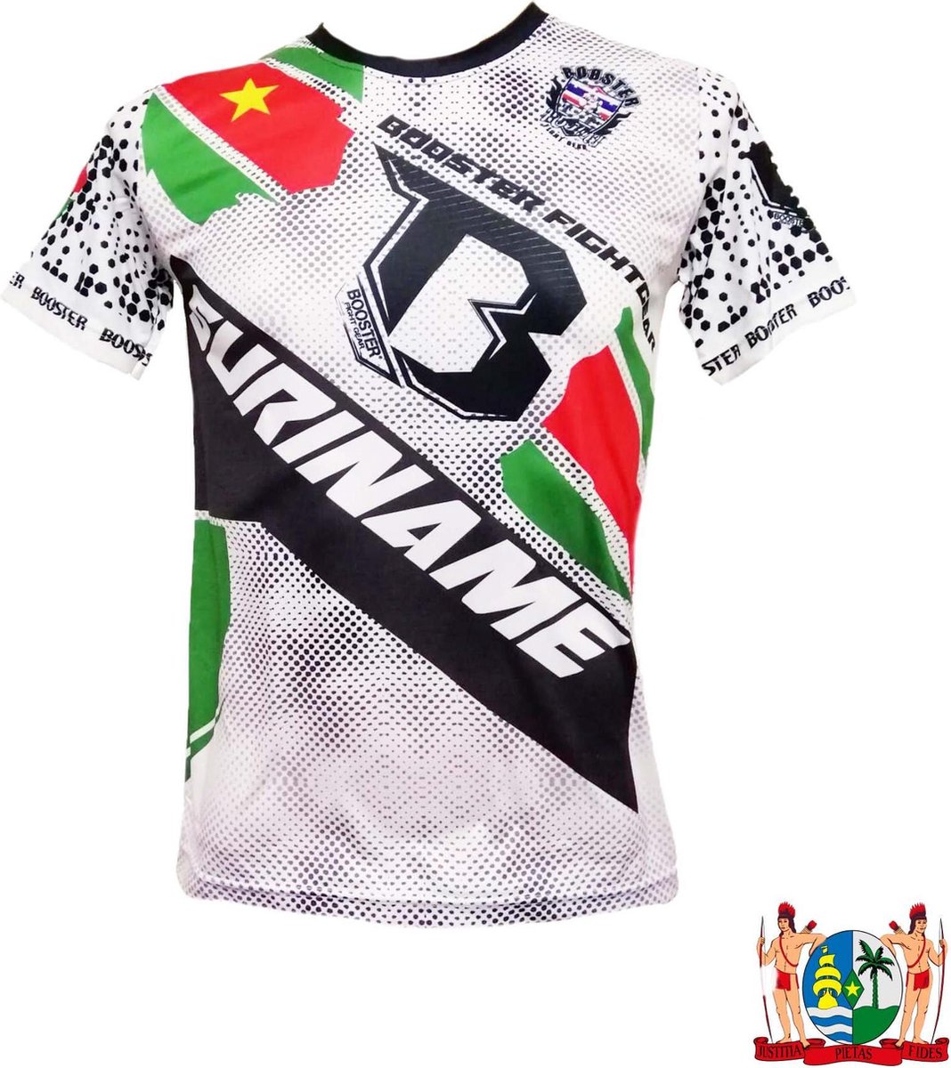 Suriname/Sranang - T-shirt by Booster Fightgear - Maat M