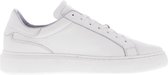 Tango | Luna 16-d white leather sneaker - white sole | Maat: 45