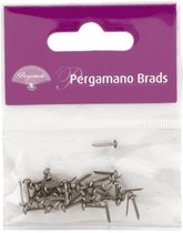 pergamano brads 40st antiek zilver 3mm per-ac-70272-xx