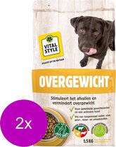 Vitastyle Overgewicht - Hondenvoer - 2 x 1.5 kg