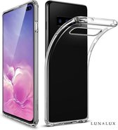 Samsung Galaxy A21 siliconen hoesje transparant shock proof hoes case cover - Telefoonhoesje transparant -