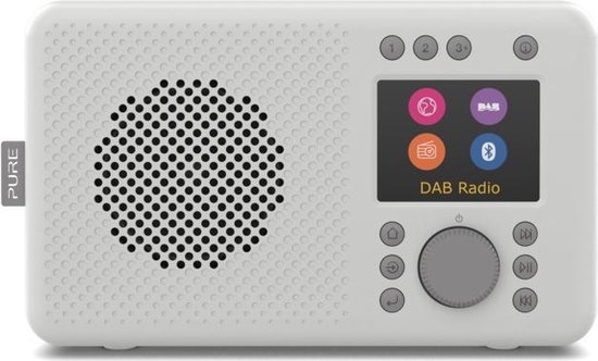 Pure - Elan Connect - Internet radio met DAB+ en Bluetooth - Grijs