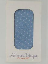 Alimrose Designs tetradoek blauw / creme 120 x 100cm