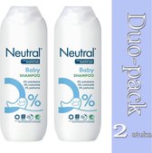 Neutral Parfumvrij - 2x 250 ml - Baby Shampoo- parfum vrij