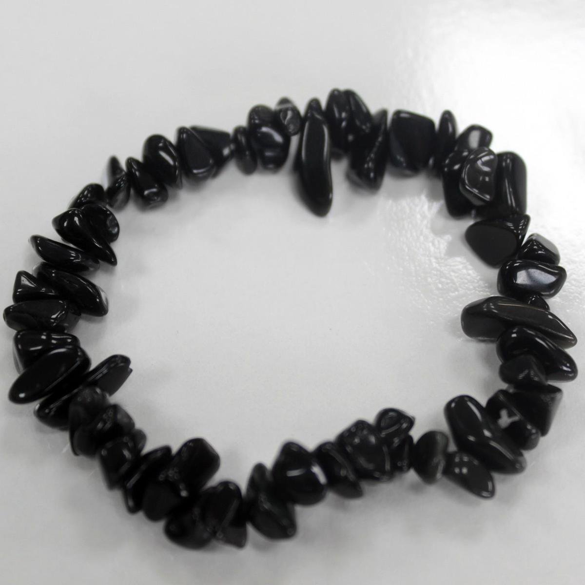 Chipstone Armband - Zwarte Agaat