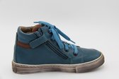 Romagnoli- petrol blauwe enkelhoge sneaker-7560- maat 29