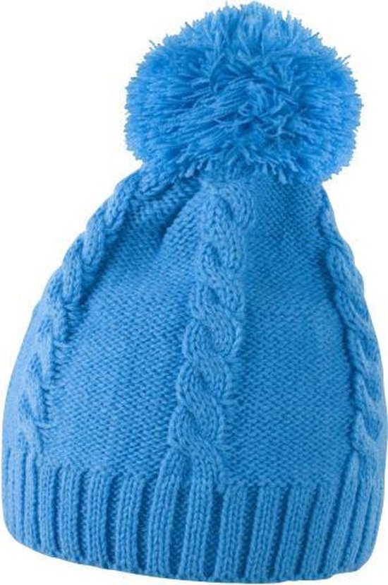 muts result Cable Knit Pom Pom Beanie