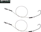 Spro Heavy Duty Baitfish Rig 7 x 7 - 30 cm - enkele haak - haakmaat 2