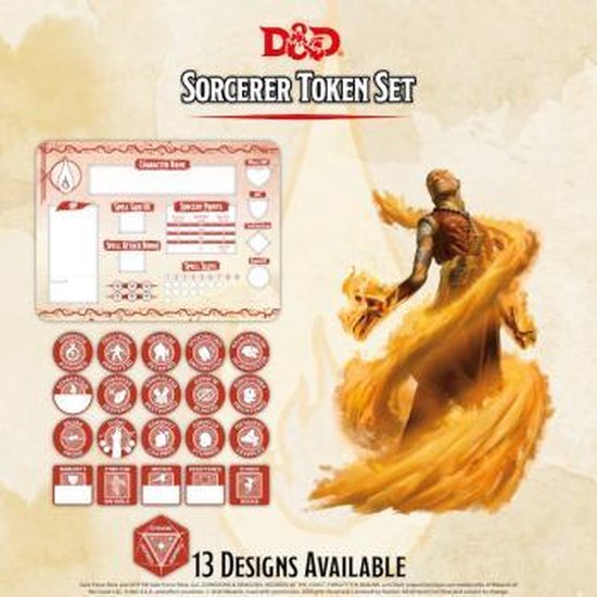 Afbeelding van het spel D&D Token Set: Sorcerer