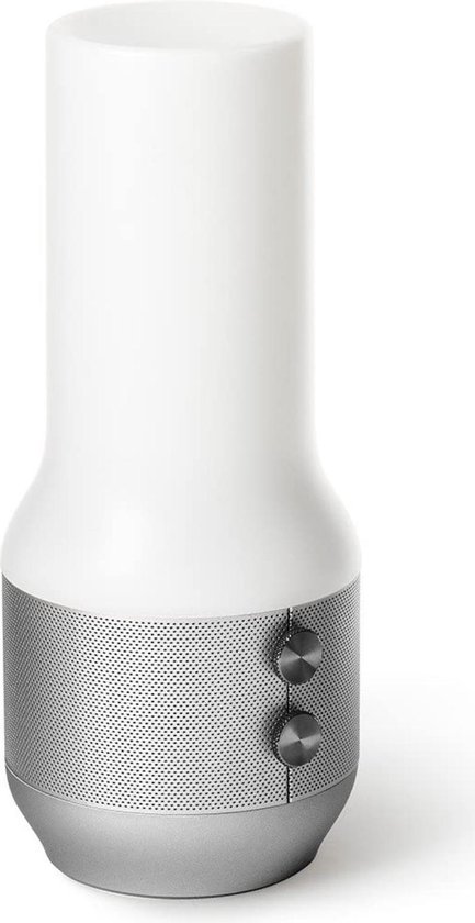 Lexon Terrace 3-in-1 Led lamp - Bluetooth Speaker - Oplader - Gun Metal Grijs