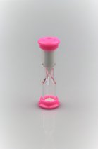 Zandloper - roze/pink - ca. 60 seconden - 1 stuk