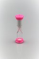 Afbeelding van het spelletje Zandloper - roze/pink - ca. 60 seconden - 1 stuk