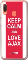 Samsung Galaxy A20e Hoesje Transparant TPU Case - AFC Ajax Keep Calm #ffffff