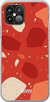 iPhone 12 Pro Max Hoesje Transparant TPU Case - Terrazzo N°4 #ffffff