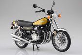 Kawasaki 900Super4 (Z1) Yellow Ball - Aoshima Skynet miniatuur motorfiets 1:12