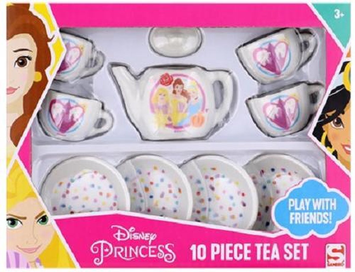 Disney Princess - mini thee servies - 10delig -Kinder servies | bol.com