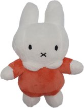 Nijntje - Knuffel - Miffy - Met Rammelaar - Pluche - Speelgoed - Oranje - 22 cm