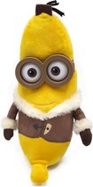 Minions Kevin - Banaan Ice Village - 3d Bril (plastic) - Pluche Knuffel - 35 cm