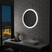 Badkamerspiegel met LED 70 cm (Incl LW 3d klok) - Badkamerspiegel met verlichting -