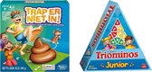Spellenbundel - Bordspel - 2 Stuks - Trap Er Niet In & Triominos Junior