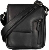 New Bags Leather - Herentas - Schoudertas - Crossbodytas - Zwart - Leer - LB256