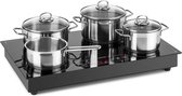 Deejay Table de cuisson à induction Free Zone 3500 W tactile vitrocéramique - Noir