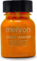 Mehron - Vloeibare Schmink op Waterbasis - Oranje - 30 ml