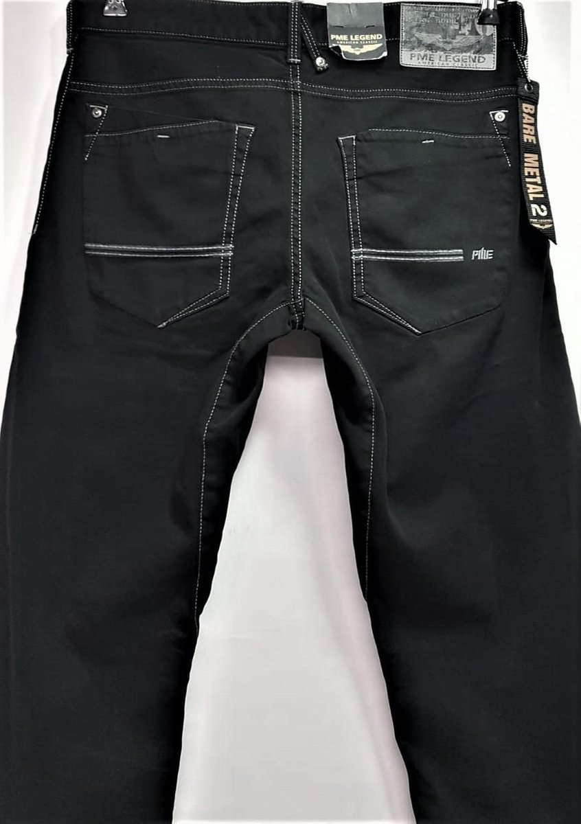 PME Legend Bare Metal Jeans - Zwart - Maat W32 X L34 | bol.com