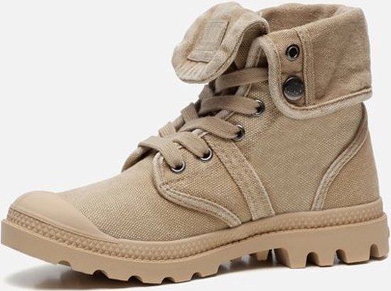 Palladium Pallabrouse Baggy bottines à lacets taupe - Taille 37 | bol.com