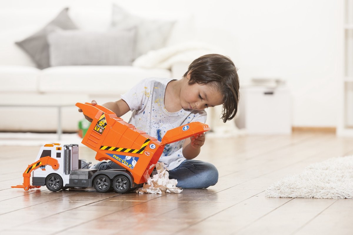 Dickie Toys Vuilniswagen - 46 cm - Geluid & Licht - Speelgoedvoertuig — afbeelding 5