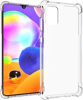 iMoshion Hoesje Geschikt voor Samsung Galaxy A31 Hoesje Siliconen - iMoshion Shockproof Case - Transparant