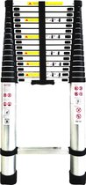 Telescoop telescopische Ladder - 16 treeds - Werkhoogte 6,20 m