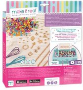 Make it Real - Bringing Creativity to Life - Set voor het maken van armbanden -  Regenboogkristallen
