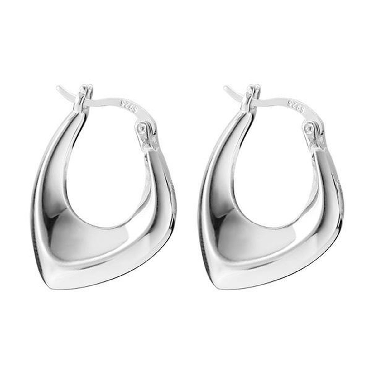 Zilveren Design Oorringen – Oorbellen Zilver