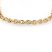 Monzario collier 615Cgeel 45cm. geelgoud 14K