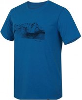 Hannah T-shirt Bite Heren Polyester Blauw Maat M