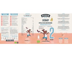 Biobim Zuigelingenvoeding Ekobaby 2 6+ mnd 600 g