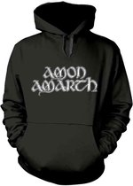 Amon Amarth Hoodie/trui -M- Grey Skull Zwart