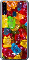Samsung Galaxy A20s Hoesje Transparant TPU Case - Gummy Bears #ffffff