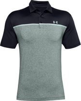Under Armour Playoff Polo 2.0-Black / Lichen Blue / Enamel Blue - Maat M