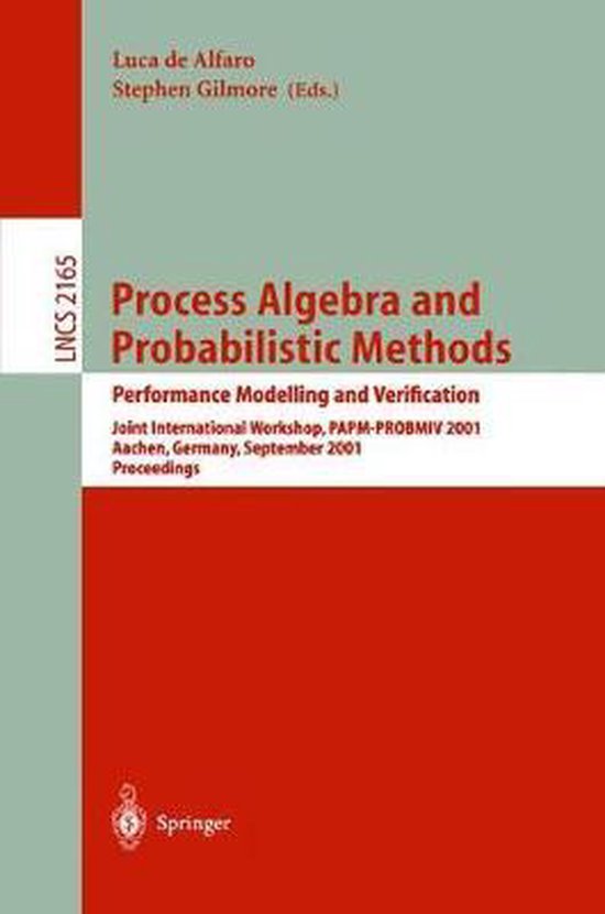 Process Algebra and Probabilistic Methods. Performance Model ... - cover