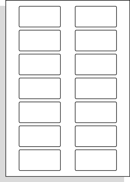 400 Étiquettes 105 x 70 mm = 50 feuilles de 8 Étiquettes adhésive blanches  personnalisable 10.5 x 7 cm autocollantes pour imprimante jet d'encre et  laser étiquette utilisable avec code Herma 4426 : : Fournitures de  bureau