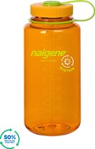 Nalgene Wide Mouth Bottle - drinkfles - 1.0 liter - BPA free - Oranje