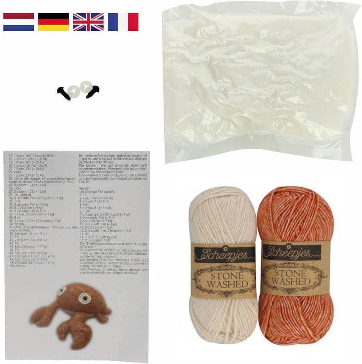 Hardicraft Karel Krab breien (breipakket) — afbeelding 3