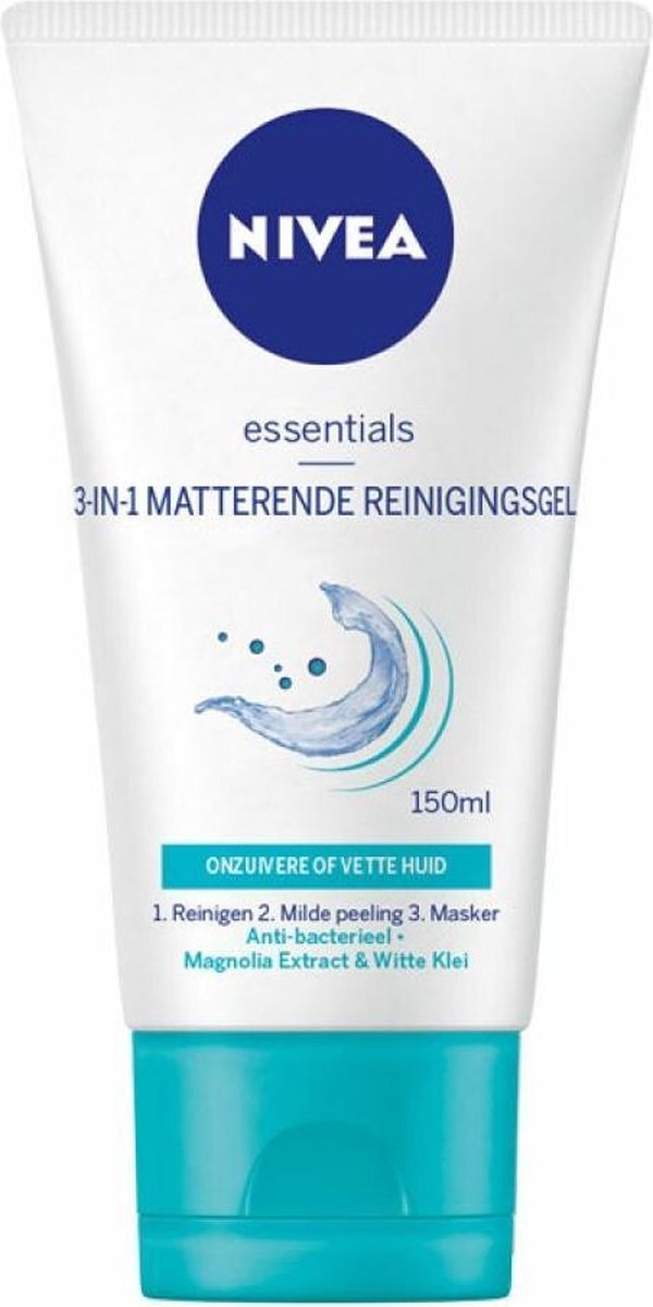 NIVEA Essentials 3in1 Matterende - 150 ml - Reinigingsgel